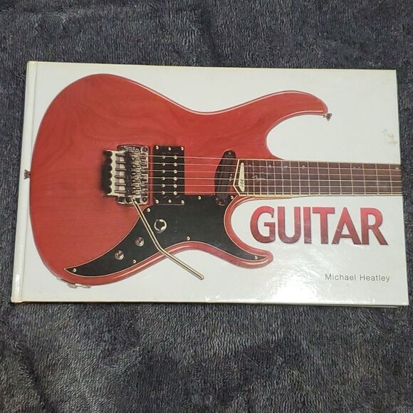 GUITAR Hardcover, Michael Heatley, Huge book 256 pgs COLOR! - Picture 1 of 13
